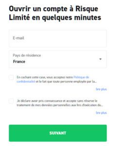 Création du compte XTB